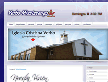 Tablet Screenshot of iglesiaverbo.ca